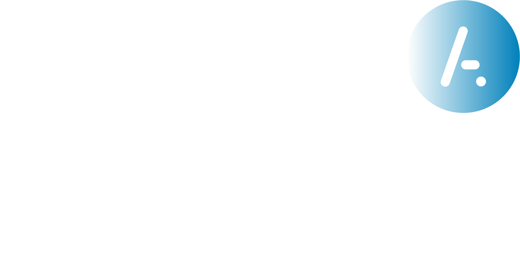 Logo Akio blanc sans baseline